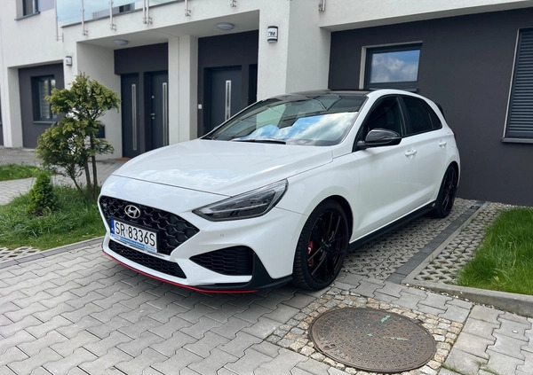 Hyundai i30 N cena 133300 przebieg: 29800, rok produkcji 2021 z Kłecko małe 781